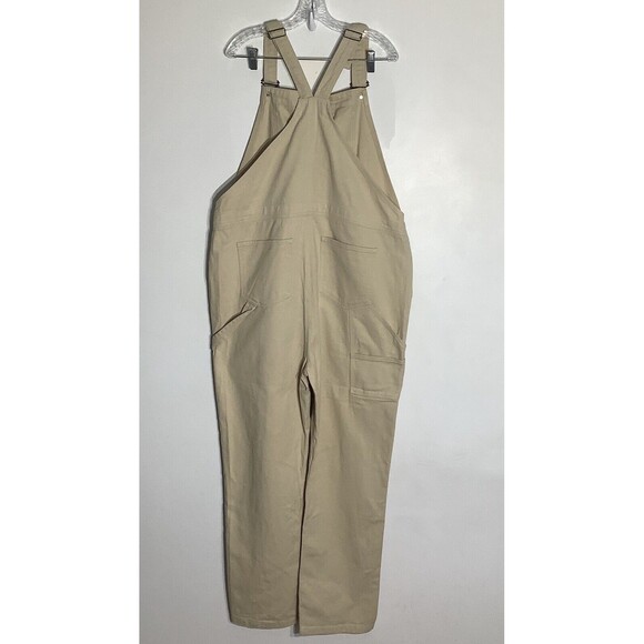 Nasty Gal Womens Carpenter Twill Straight Leg‎ Dungarees Overalls Size 12 NWT - Picture 3 of 8